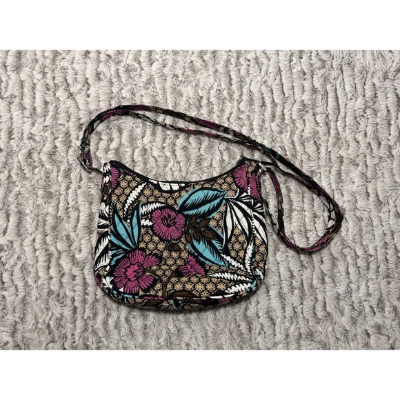 Vera Bradley Crossbody Bag Shoulder Bag TROPICAL PARADISE Excellent & Sweet!! - Picture 2 of 4